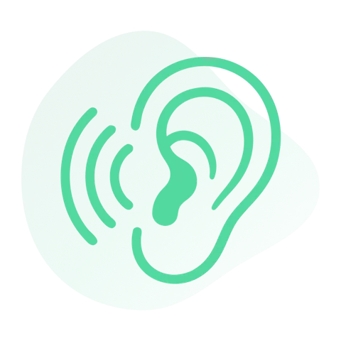 Illustration : une oreille à l’écoute du signal